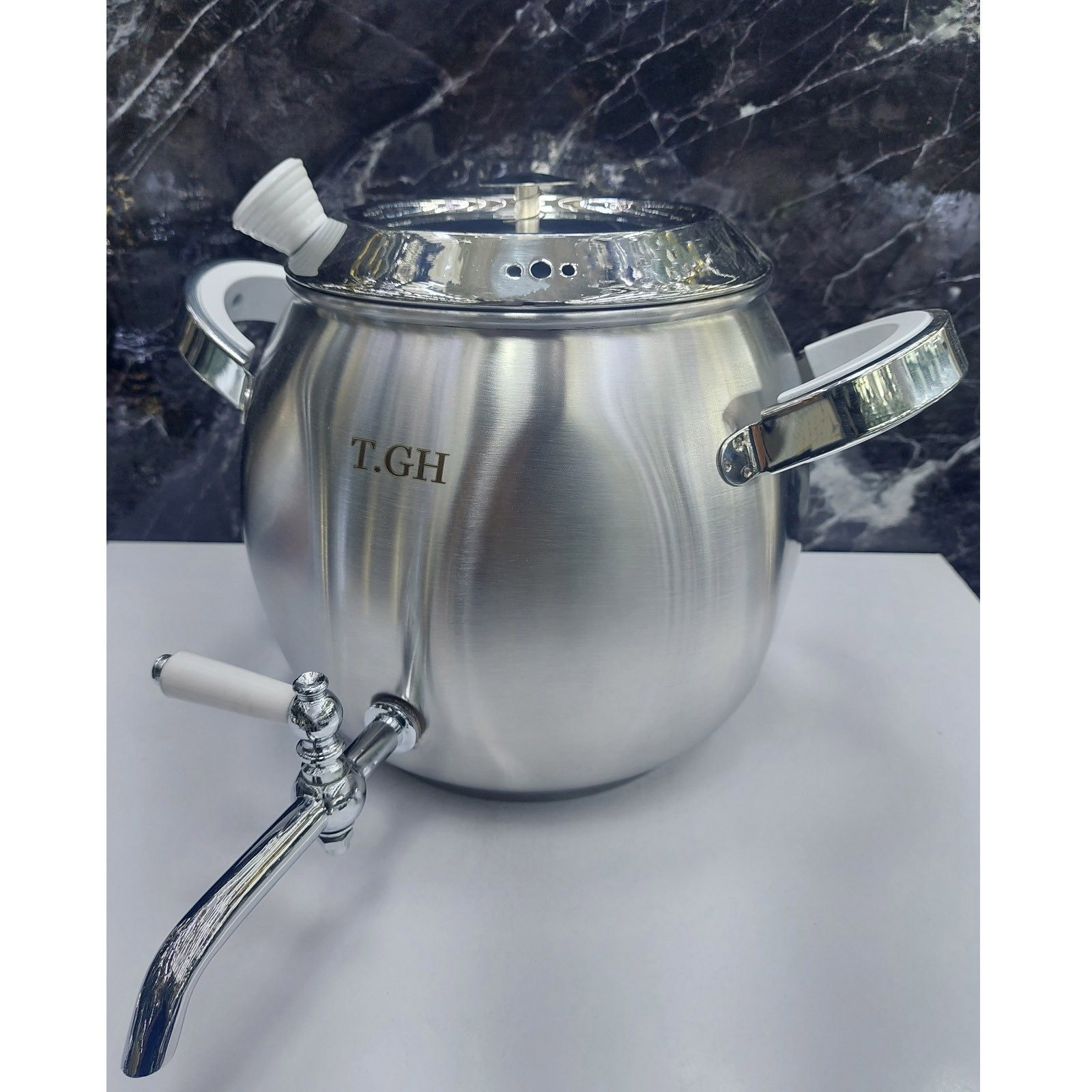 ست کتری و قوری تی جی اچ مدل برسام کف چدن