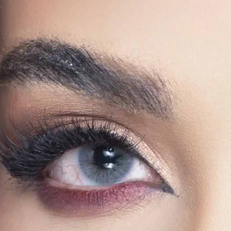 لنز چشم رویال ویژن کد 346 رنگ سبز خاکستری روشن