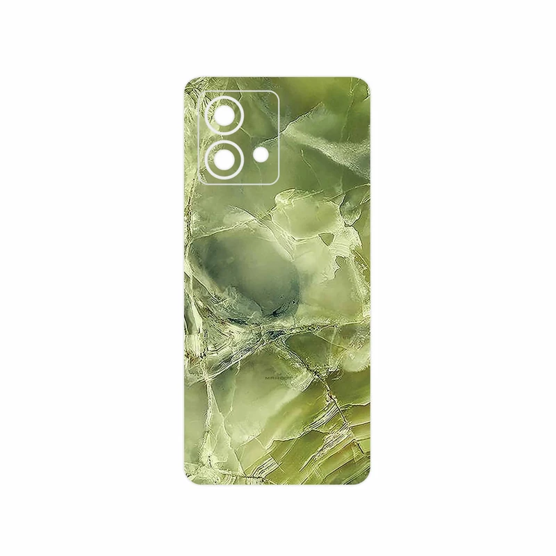 برچسب پوششی ماهوت مدل Green_Crystal_Marble مناسب برای گوشی موبایل موتورولا Moto G84