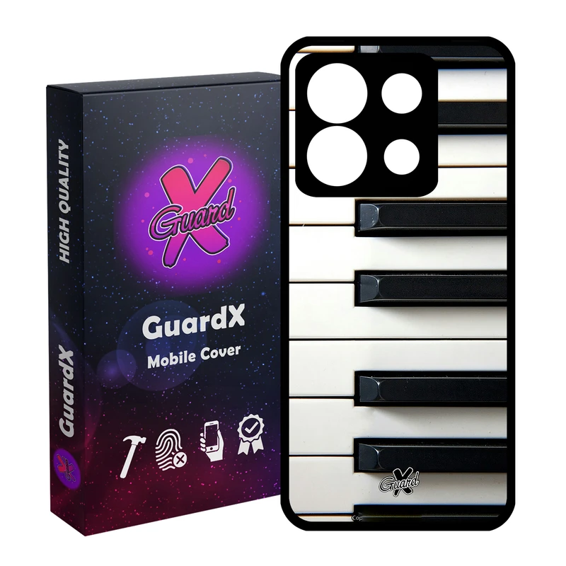 کاور گارد ایکس طرح Piano مدل Glass10101 مناسب برای گوشی موبایل شیائومی Redmi Note 13 5G