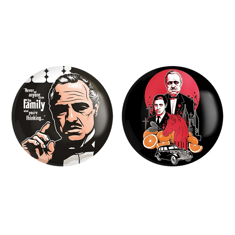 مگنت خندالو طرح پدرخوانده The Godfather کد 1014710153 مجموعه 2 عددی