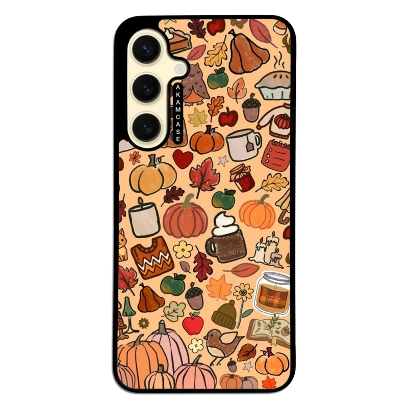 کاور آکام مدل AMC-WSGS24FE-PUMPKIN-13 مناسب برای گوشی موبایل سامسونگ Galaxy S24 FE