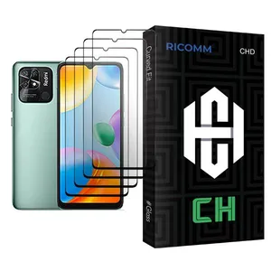 Ricomm CH Glass MIX004 Screen Protector For Xiaomi Redmi 10C Pack Of 4
