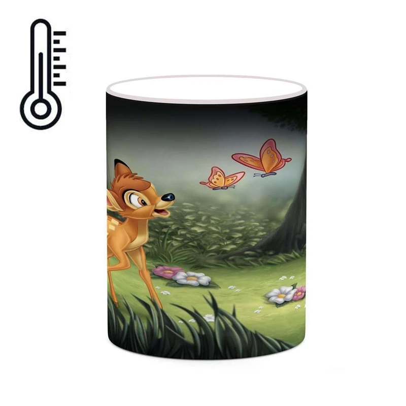 ماگ حرارتی کاکتی مدل کارتون Bambi کد mgh22198