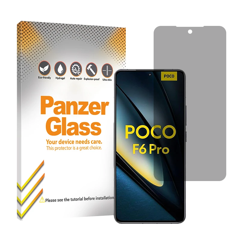 محافظ صفحه نمایش حریم شخصی پنزر گلس مدل Resistant مناسب برای گوشی موبایل شیائومی Poco F6 Pro