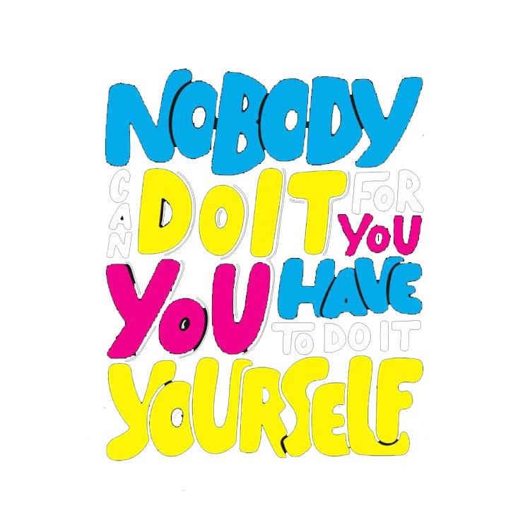 استیکر پارچه و لباس پاد آفرین مدل جمله انگلیسی کد 4370