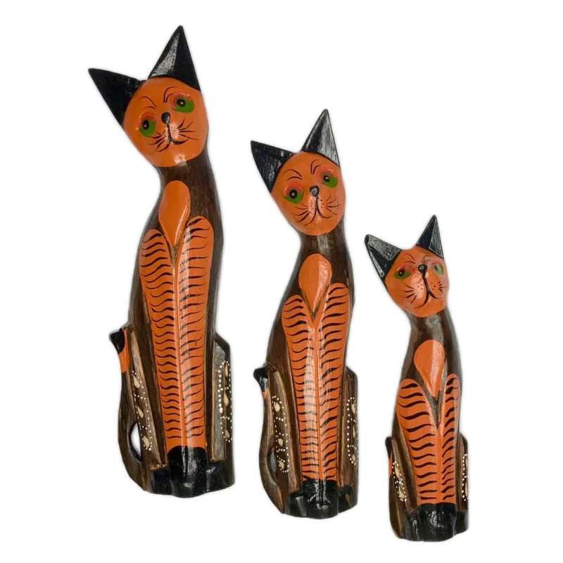 مجسمه مدل گربه bzg3 مجموعه 3 عددی