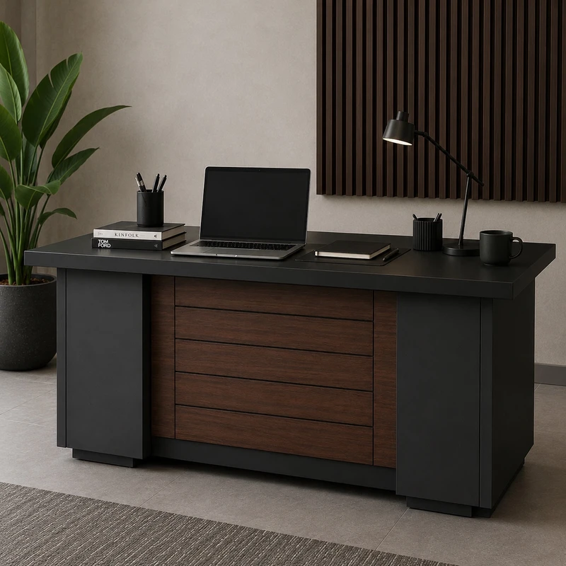 میز مدیریت مدل mdf سایز 120