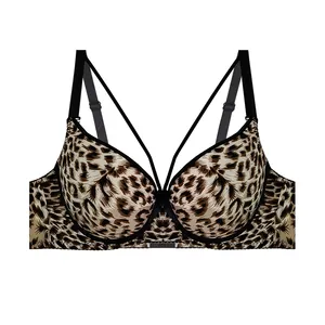 سوتین اسفنجی زنانه مدل پلنگی کد 211034