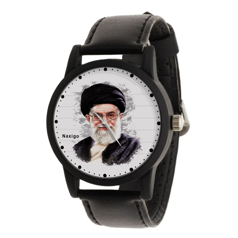 ساعت مچی عقربه ای ناکسیگو مدل تصویر رهبری کد LF11716