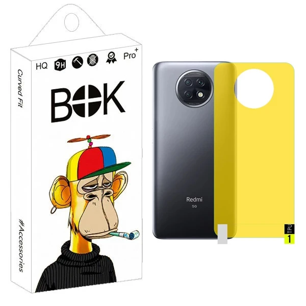 محافظ پشت گوشی بوک مدل Transparent TPU مناسب برای گوشی موبایل شیائومی Redmi Note 9T / Note 9 5G