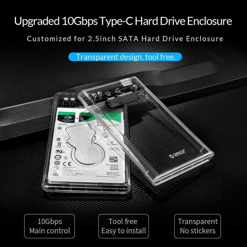 قاب SSD و هارد 2.5 اینچی اوریکو مدل 2139C3-G2-CR