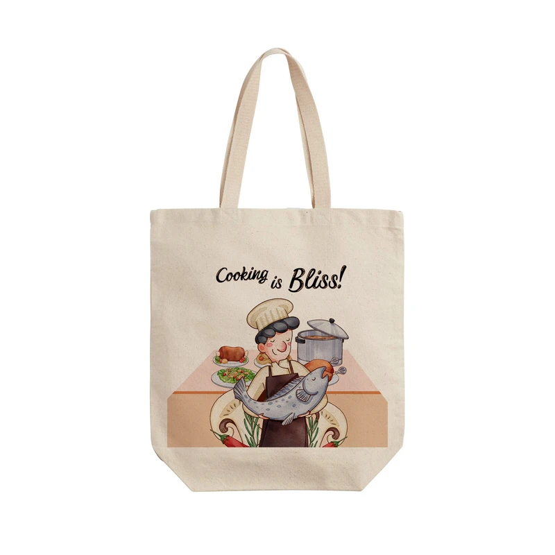 ساک خرید ترمه طراحان ایده مدل پترن اشپزی کد 0056 - L