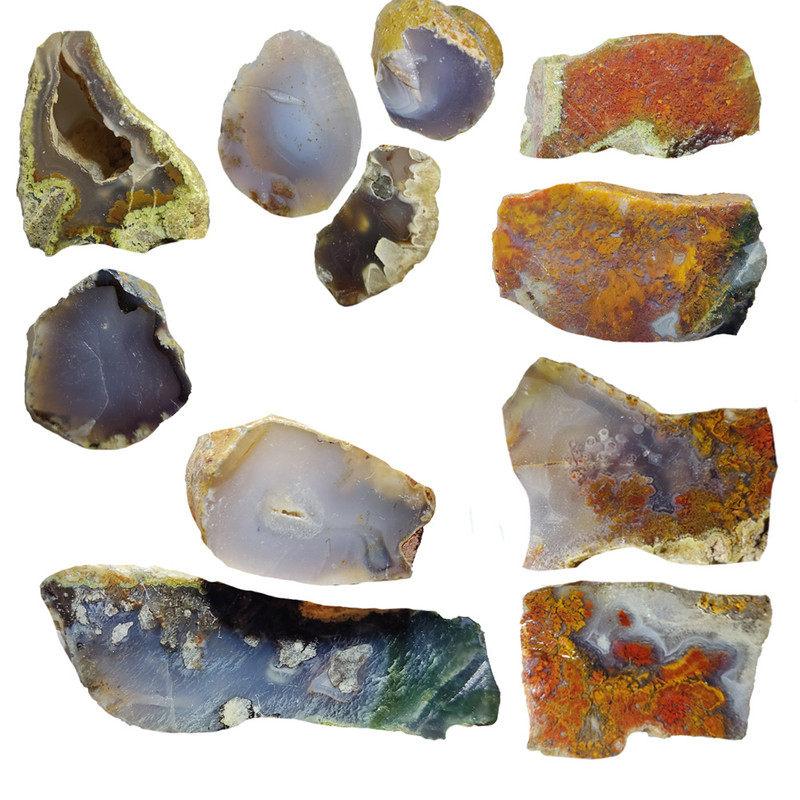 سنگ عقیق شجر مدل W 5 مجموعه 10 عددی