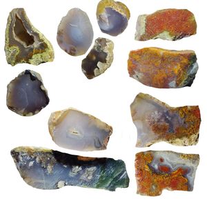 سنگ عقیق شجر مدل W 5 مجموعه 10 عددی