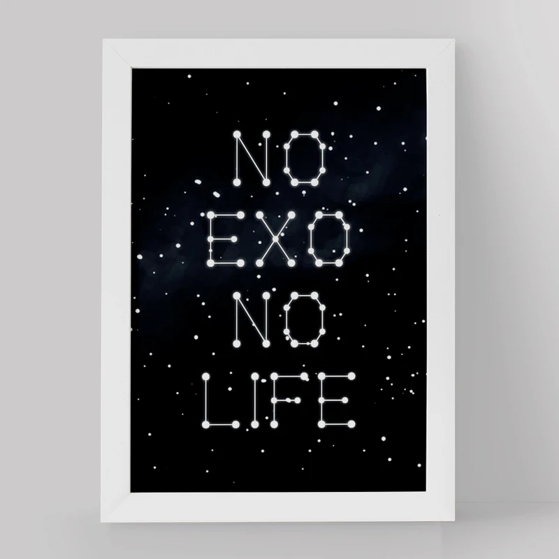 تابلو خندالو مدل گروه موسیقی اکسو EXO کد 2525