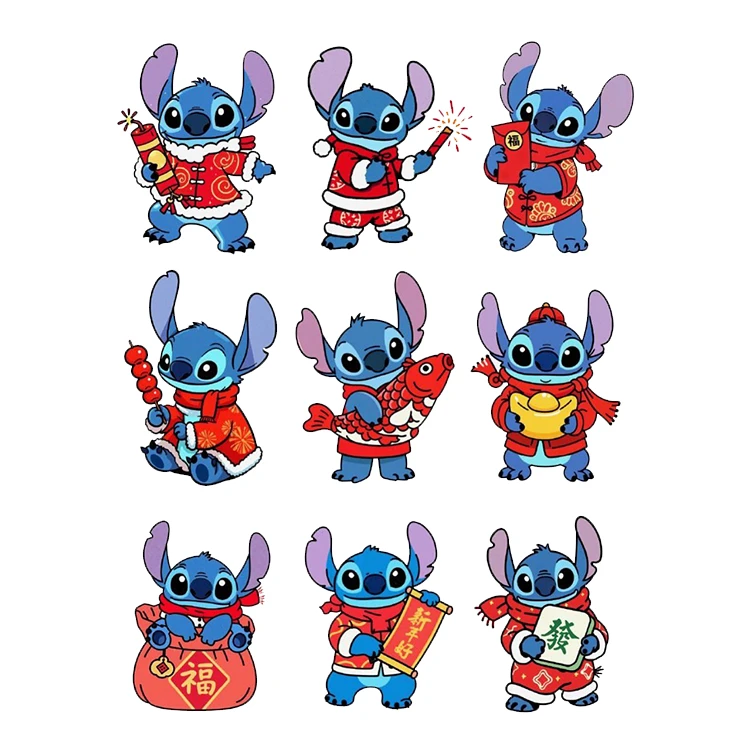 استیکر پارچه و لباس پاد آفرین مدل پک استیچ کد 1972