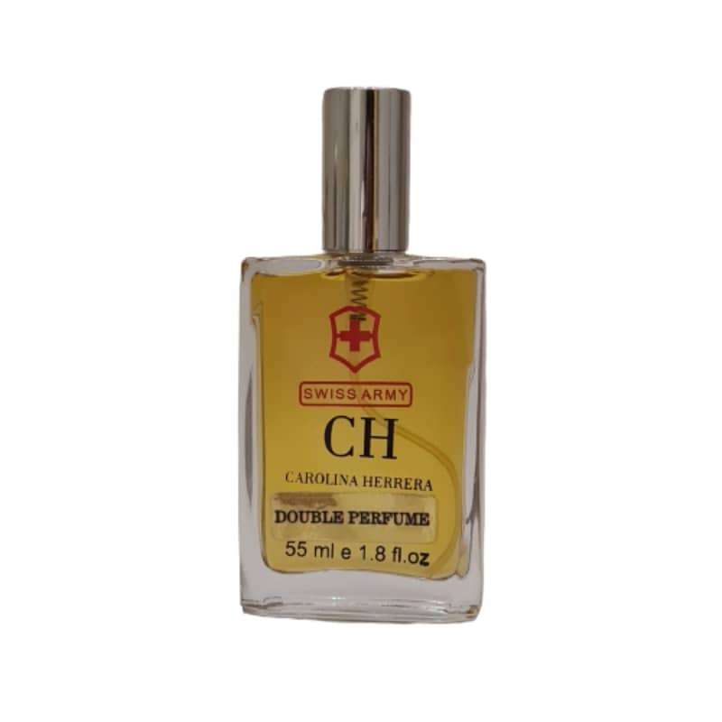 عطر جیبی مردانه سوئیس آرمی مدل Carolina Herrera CH حجم 55 میلی لیتر