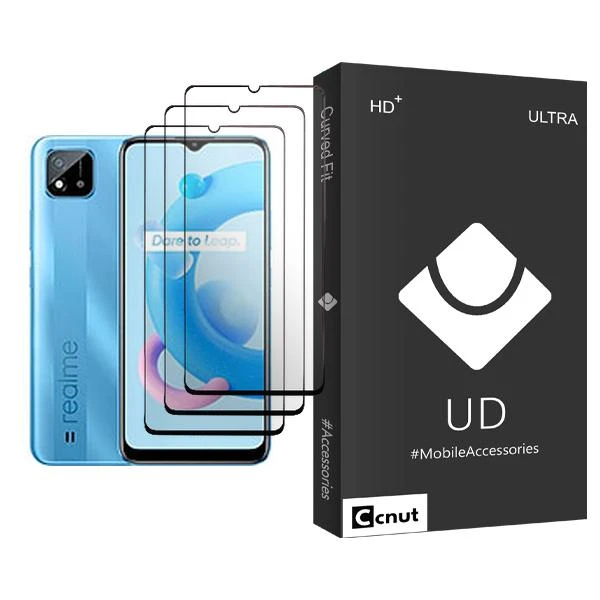 محافظ صفحه نمایش کوکونات مدل UDB Ultra MIX003 مناسب برای گوشی موبایل ریلمی C20 بسته سه عددی