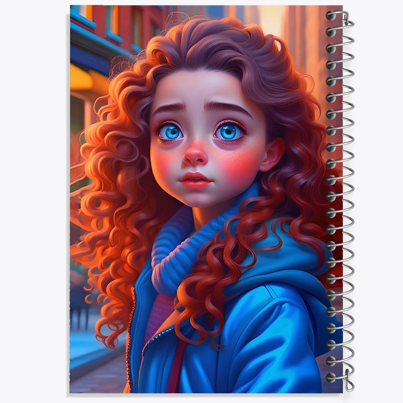 دفتر مشق 50 برگ خندالو طرح دخترانه کد F6977