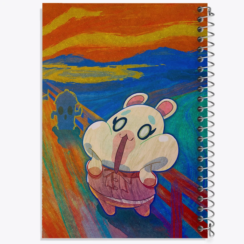 دفتر مشق 50 برگ خندالو طرح بازی انیمال کراسینگ (Animal Crossing) کد 32657