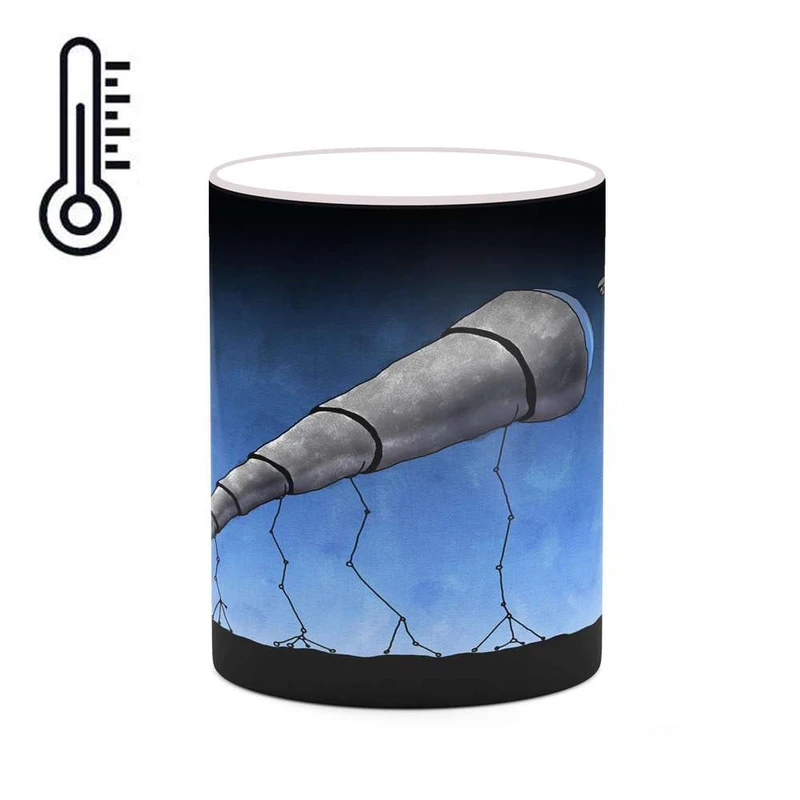 ماگ حرارتی کاکتی مدل نقاشی کارتونی کد mgh18777