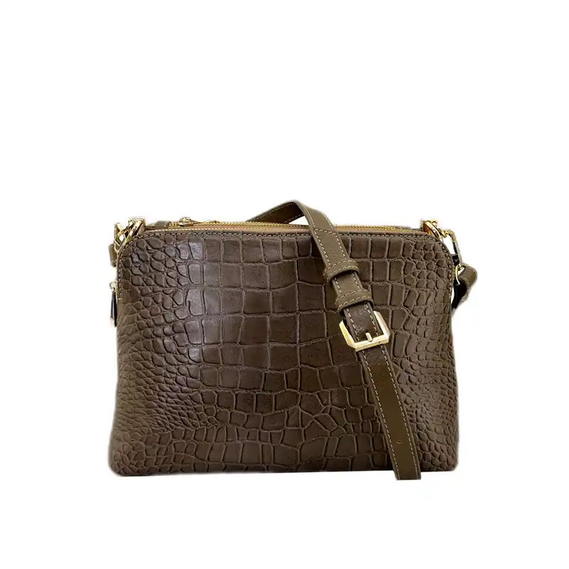 کیف دوشی زنانه مدل چرم طبیعی کرو کد 513