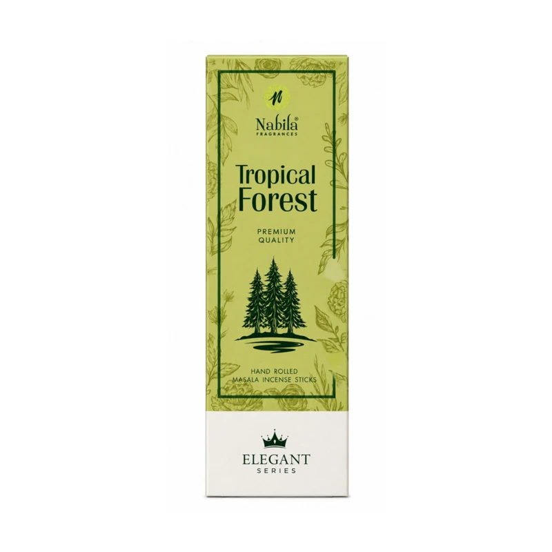 عود دست‌ساز مدل نابیلا تروپیکال فارست Tropical Forest رایحه جنگل بسته 30 عددی