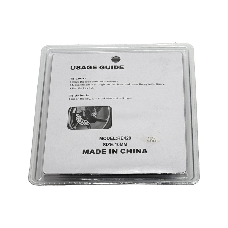 قفل دیسکی موتورسیکلت ردلاین مدل RE 420 Blck