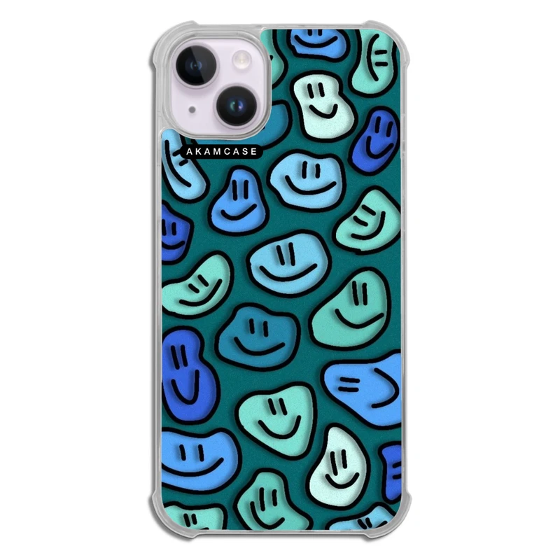 کاور آکام مدل AMCWTA14PLUS-HAPPY FACE9 مناسب برای گوشی موبایل اپل iPhone 14 Plus