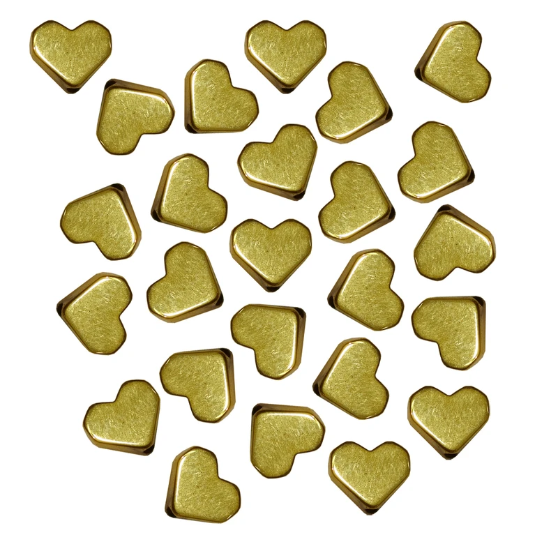 مهره دستبند مدل حدید قلبی کد MO 243 مجموعه 25 عددی