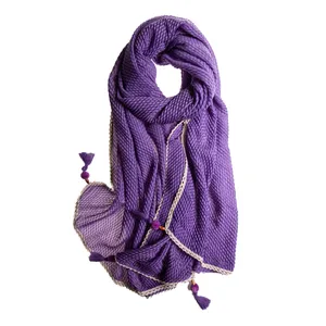 شال زنانه مدل  پلیسه