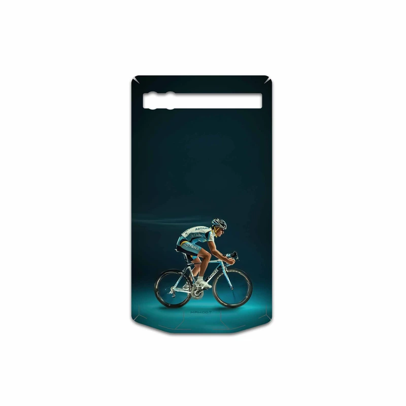 برچسب پوششی ماهوت مدل Road-cycling مناسب برای گوشی موبایل بلک بری P9983