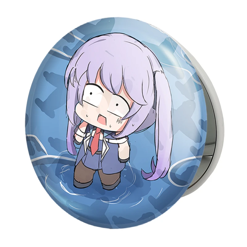 آینه جیبی خندالو طرح بازی آزور لین (Azur Lane) مدل تاشو کد 34234