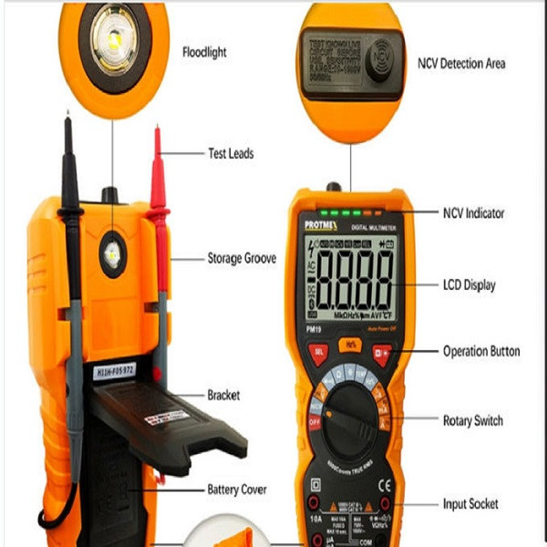 مولتی متر دیجیتال پیک متر مدل  PM19