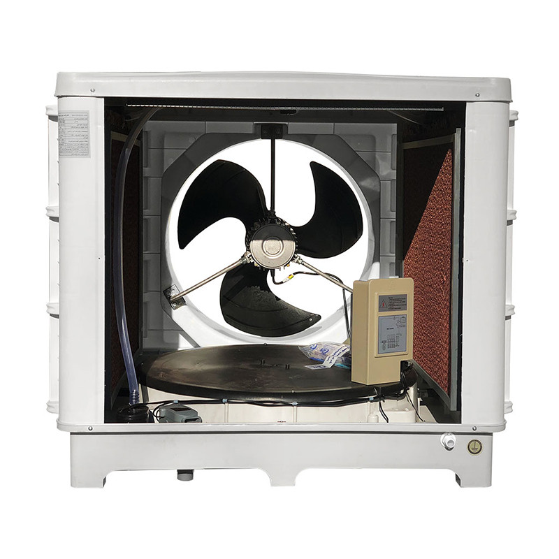 کولر آبی نیرو تهویه البرز مدل 15 هزار رو به رو زن