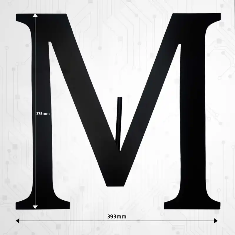 چراغ آویز مدل فلزی طرح M