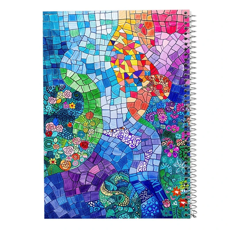 دفتر نقاشی 50 برگ مدوپد مدل اشکال فانتزی کد DF16075