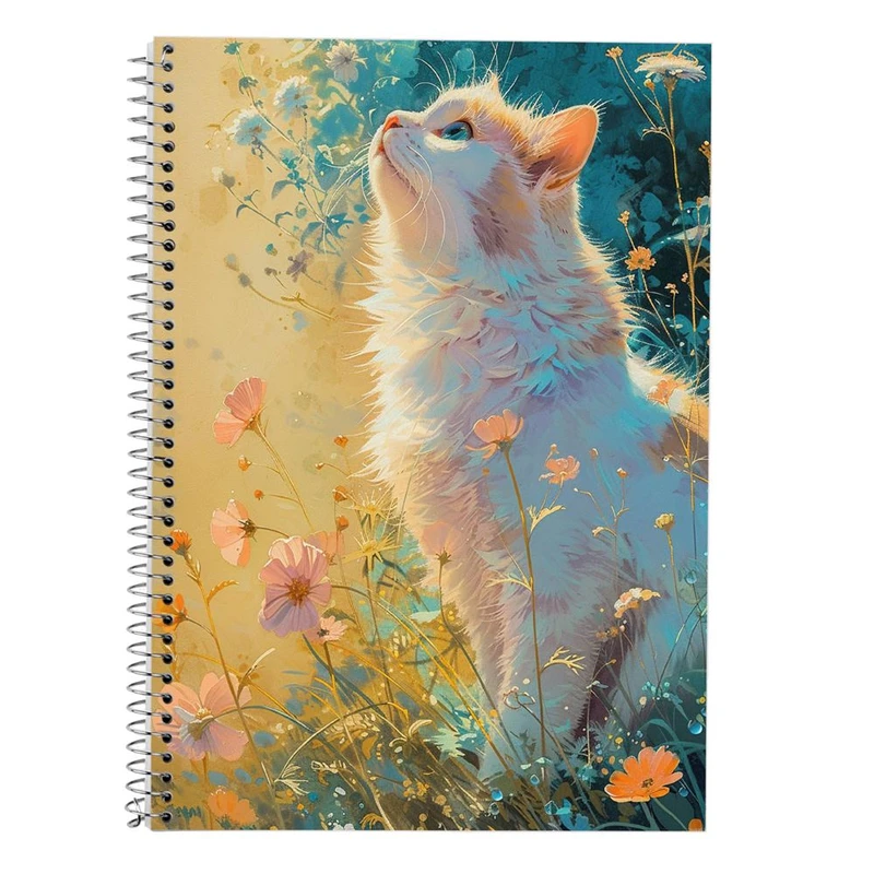 دفتر لغت 50 برگ مدوپد طرح سگ و گربه کد DF17334