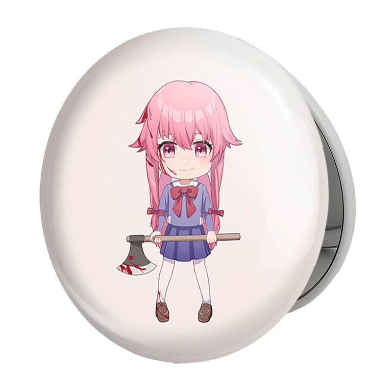 آینه جیبی خندالو طرح یونو انیمه میرای نیکی مدل تاشو کد 32379