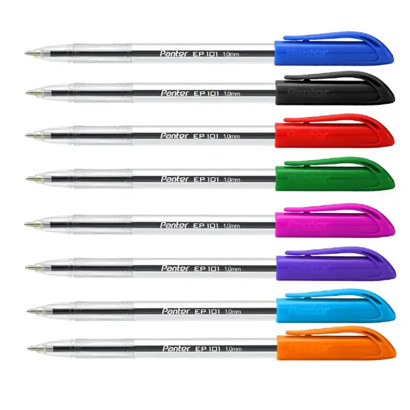 خودکار پنتر مدل 101 رنگی بسته 8 عددی