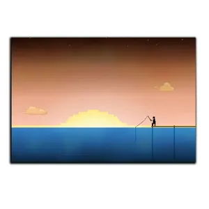 تابلو شاسی بکلیت طرح غروب آفتاب مدل SH-S5257