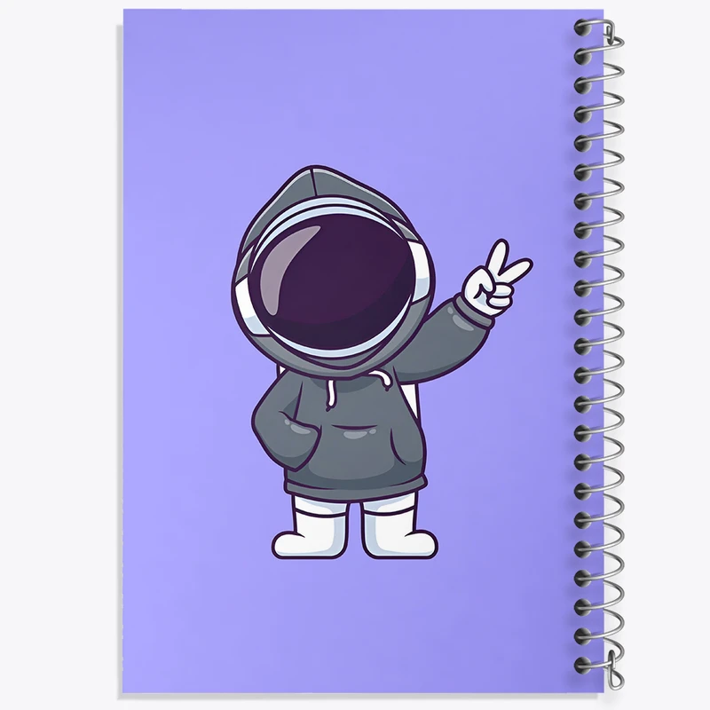 دفتر نقاشی 50 برگ خندالو طرح فضانورد کد N3581