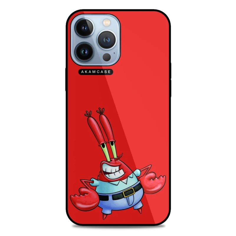 کاور آکام مدل AMC-WA13PROMAX-SPONGE BOB15 مناسب برای گوشی موبایل اپل iPhone 13 Pro Max