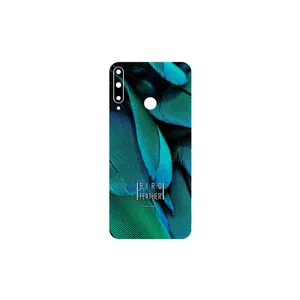 MAHOOT Green Feather Cover Sticker for Huawei Y7p