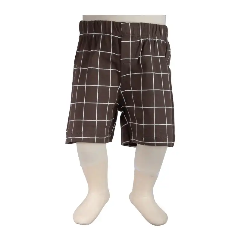 ست تی شرت و شلوارک نوزادی آدمک مدل جلیقه کد 160005