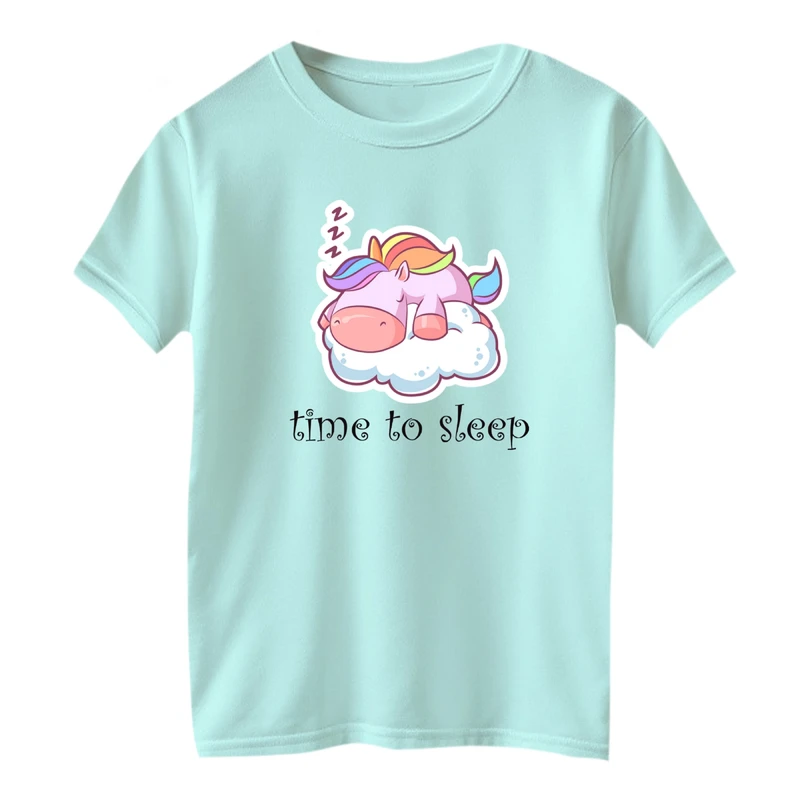 تی شرت آستین کوتاه بچگانه مدل یونیکورن کد ۳