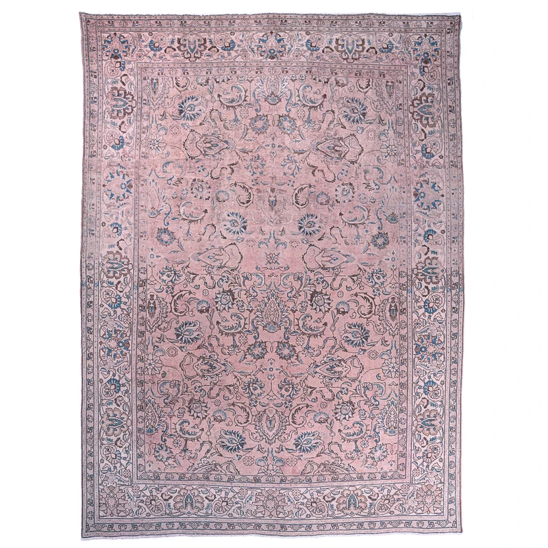 فرش دستباف ده متری مدل وینتیج کد v1334