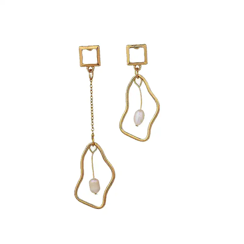 گوشواره زنانه مدل نامتقارن کد 00695