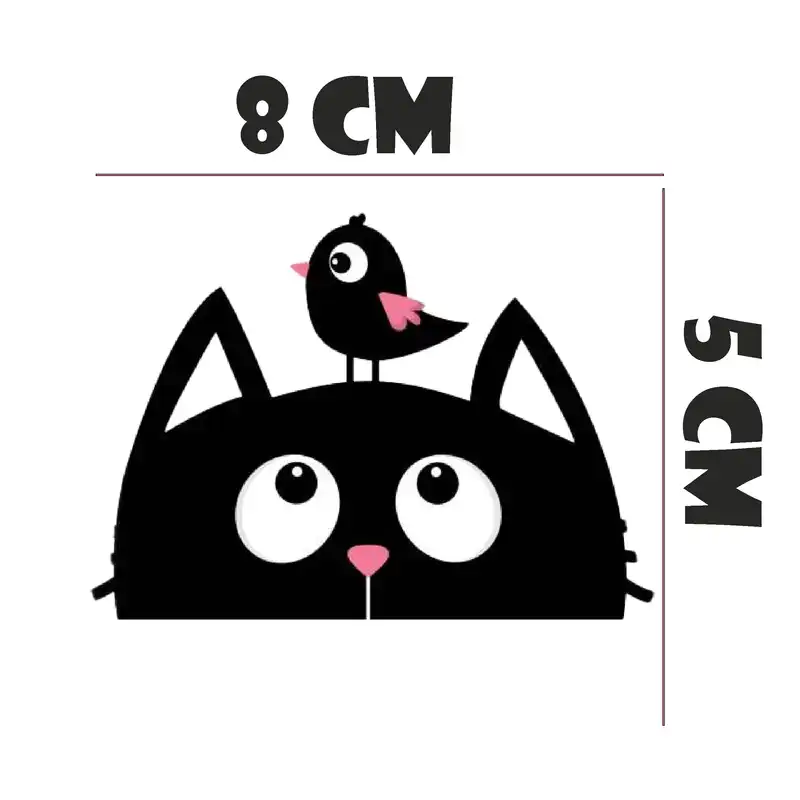 استیکر کلید و پریز مدل گربه و جوجه